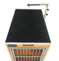 SolidPet Folding Dog Show Aircraft Cage Size 4 - Orange