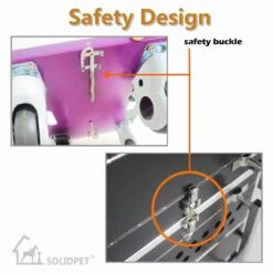 SolidPet Aircraft Cage Aluminum Trolley Size 3 [Colour: Blue] -Oz Grooming World SP ALAC220 1