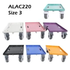 SolidPet Aircraft Cage Aluminum Trolley Size 3 [Colour: Blue] -Oz Grooming World SP ALAC220 2