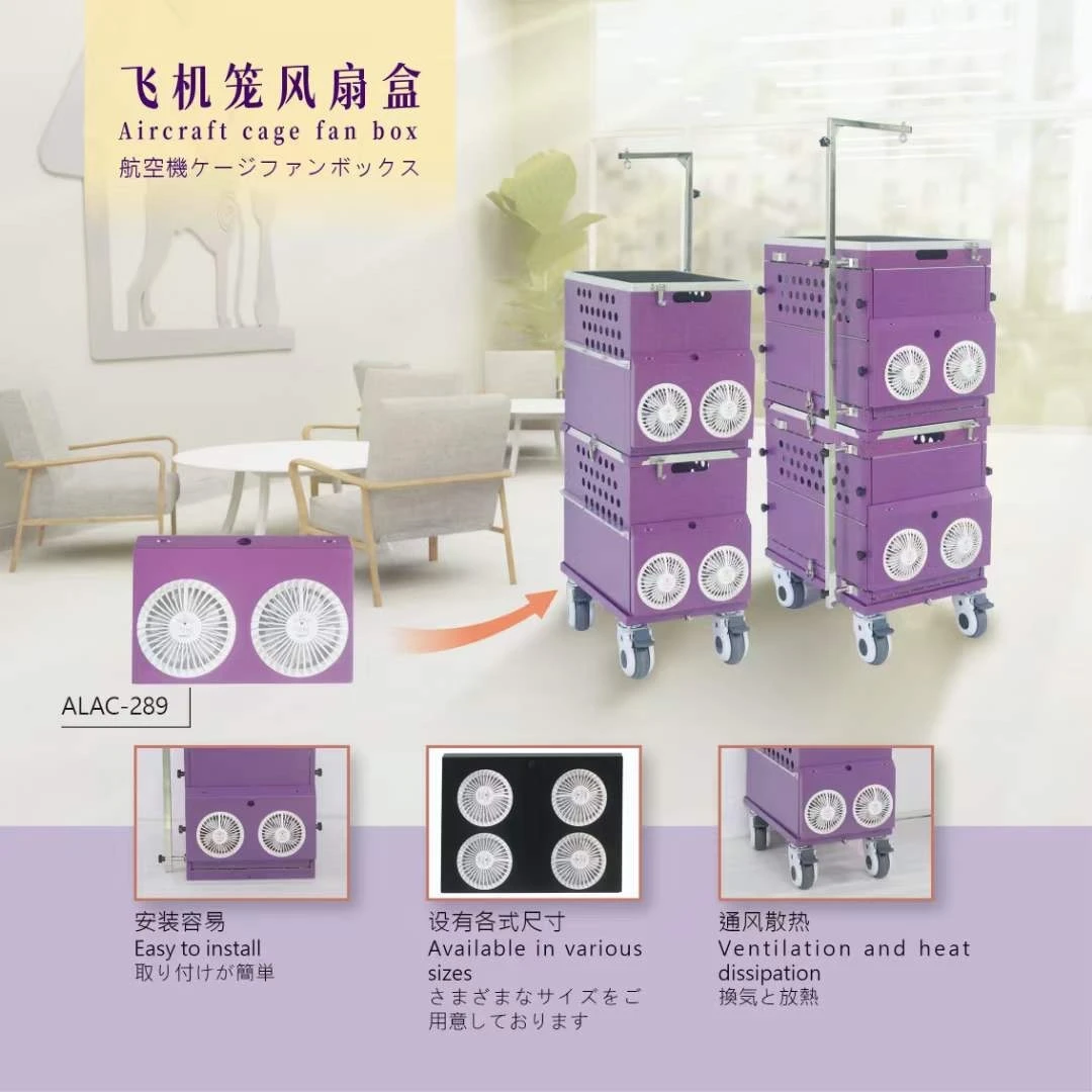 SolidPet Rigid Dog Show Aircraft Cage Set With Drawer And Trolley Size 2 - Purple 9 SolidPet Rigid Dog Show Aircraft Cage Set With Drawer And Trolley Size 2 - Purple - Image 7
