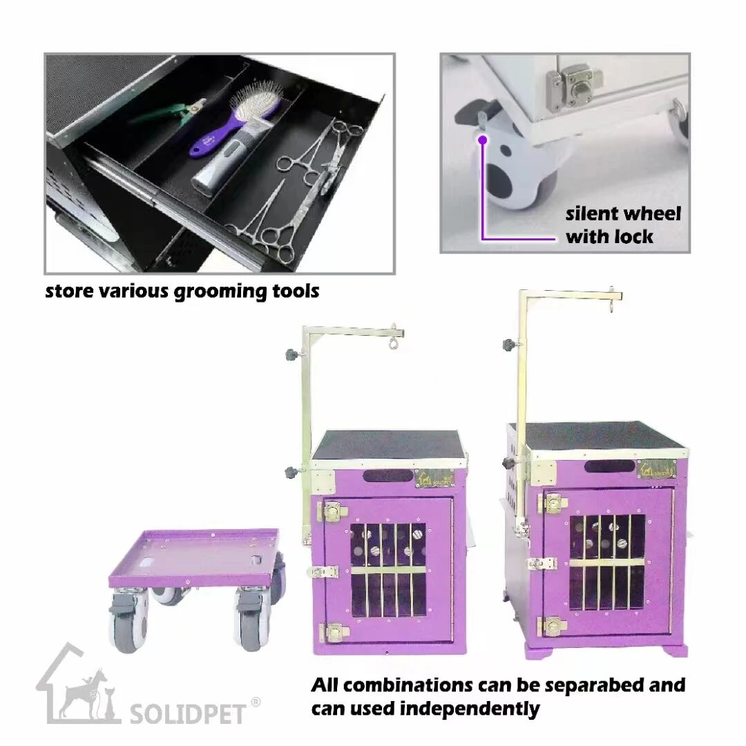 SolidPet Rigid Dog Show Aircraft Cage Size 4 - White 5 SolidPet Rigid Dog Show Aircraft Cage Size 4 - White - Image 3