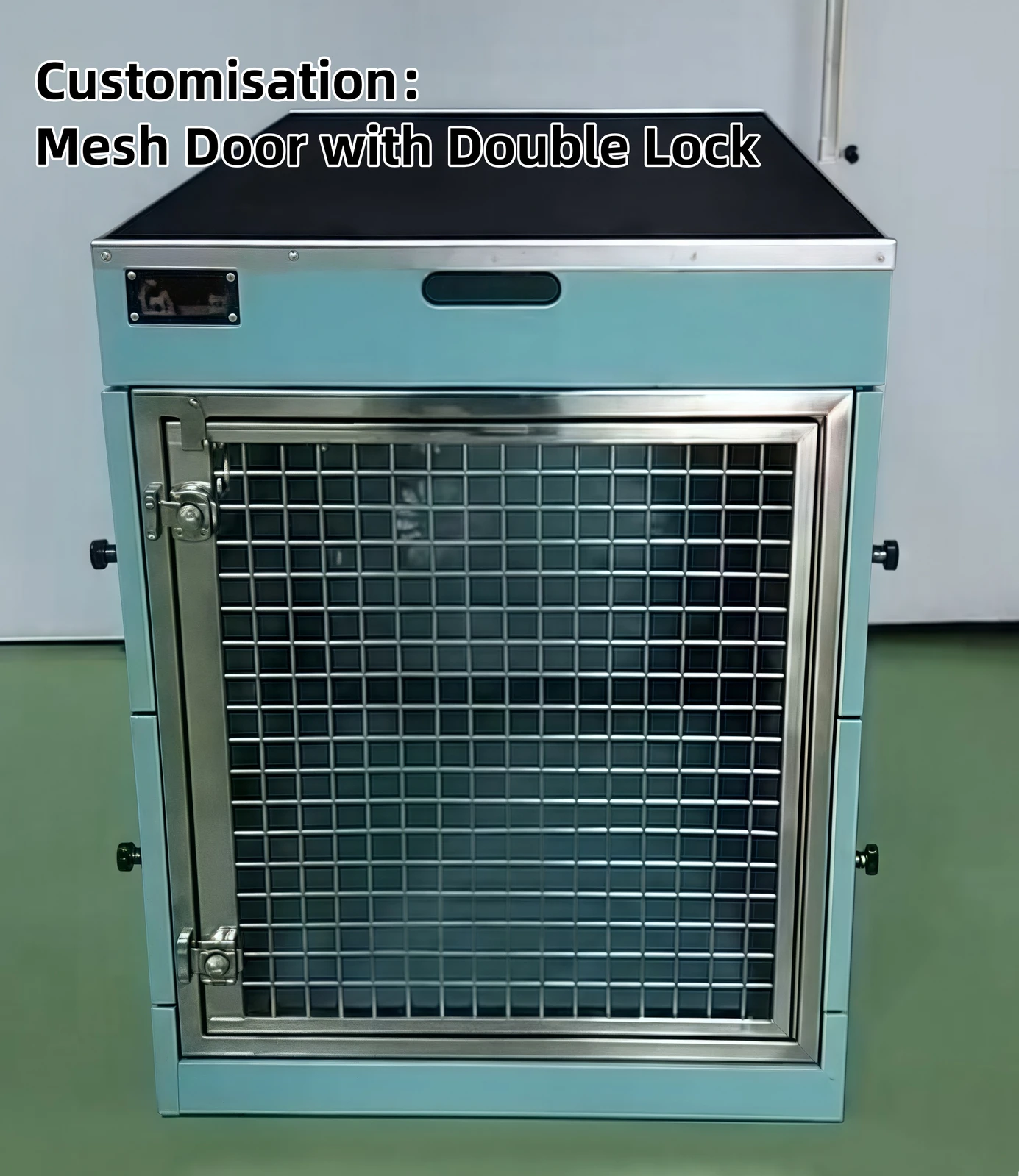 SolidPet Rigid Dog Show Aircraft Cage Size 4 - White 3 SolidPet Rigid Dog Show Aircraft Cage Size 4 - White