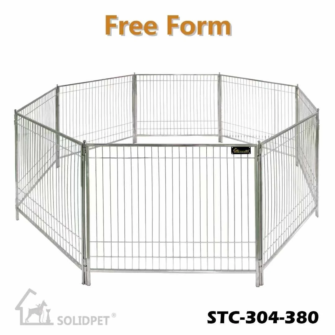 SolidPet Stainless Steel Pet Exercise Pen And Dog Run - Large 3 SolidPet Stainless Steel Pet Exercise Pen And Dog Run - Large