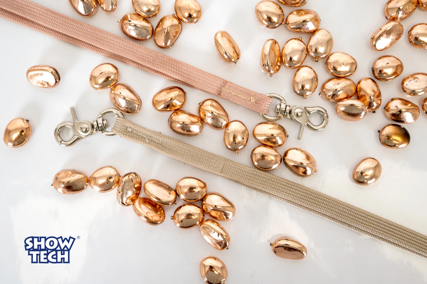 Show Tech Grooming Noose Rose Gold 60cm X 1cm 4 Show Tech Grooming Noose Rose Gold 60cm X 1cm - Image 2