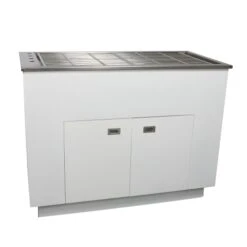 Dental Preparation Table With Stainless Steel Tub And Painted Cabinets -Oz Grooming World T FT851 6