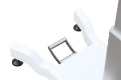 Aeolus LED Lighting Pedestal Lifting Table With Under Table Wheels -Oz Grooming World T FT893 3