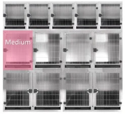 Aeolus KA505T Stainless Steel Modular Cage - Medium