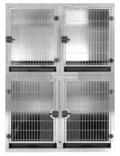 Aeolus KA505T Stainless Steel Modular Cage - Medium -Oz Grooming World T KA505TM 201 4