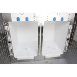 Fiberglass 510 Modular Dog Cage System 12 Fiberglass 510 Modular Dog Cage System -Oz Grooming World T KA510D2 3