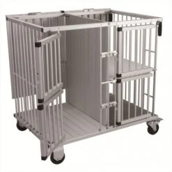 Aeolus 4-Berth Show Trolley With 4" Nylon Wheels - Large [Blue] -Oz Grooming World T KB511NAF BU Kit 2