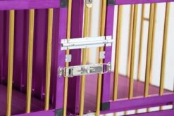 Aeolus 4-Berth Show Trolley With 4" Nylon Wheels - Large [Gold And Purple]