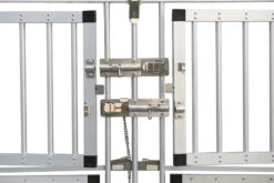 Aeolus 4-Berth Show Trolley With 6" Rubber Wheels - Large [Silver] -Oz Grooming World T KB511NAF SL Kit6W 3