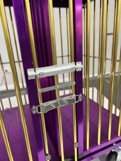 Aeolus 2-Berth Show Trolley With 4" Nylon Wheels [Gold And Purple] -Oz Grooming World T KB511NAT GP Kit 2