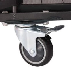 Aeolus 2-Berth Show Trolley With 4" Nylon Wheels - Large [Silver] -Oz Grooming World T KB511NAT SL Kit 2
