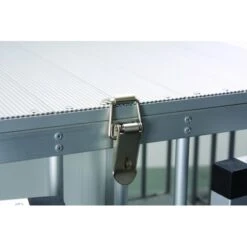 Aeolus 2-Berth Show Trolley With 4" Nylon Wheels - Large [Silver]