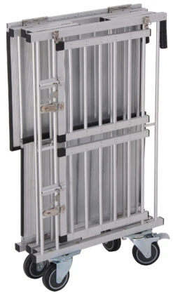 Aeolus 2-Berth Double Deck Show Trolley With 4" Nylon Wheels - XSmall [Purple] -Oz Grooming World T KB514NAT PP Kit 2