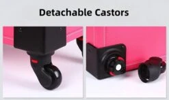 Aeolus Fancy Grooming Box Portable Tool Case - Pink -Oz Grooming World T TK611 PK 10