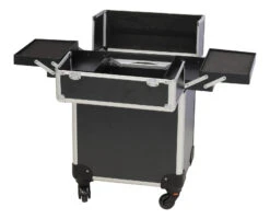 Aeolus Expert Grooming Box Tool Case On Castor Medium - Black -Oz Grooming World T TK612 BK 2