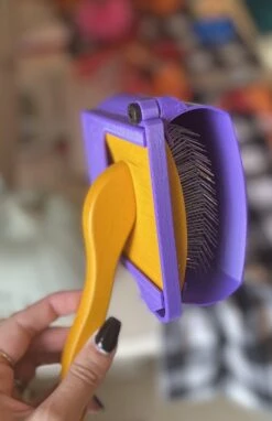 Vanity Fur Brush Cover Large - Jolly Blue -Oz Grooming World VF BRC JBL L 5