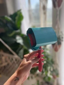 Vanity Fur Brush Cover Large - Jolly Blue -Oz Grooming World VF BRC JBL L 8