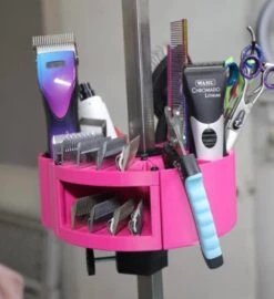 Vanity Fur Houndabout Caddy With Pole And Tabletop - Jolly Blue -Oz Grooming World VF HBT JBL 6