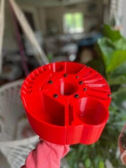 Vanity Fur Houndabout Caddy With Pole And Tabletop - Lime Green -Oz Grooming World VF HBT LMG 1