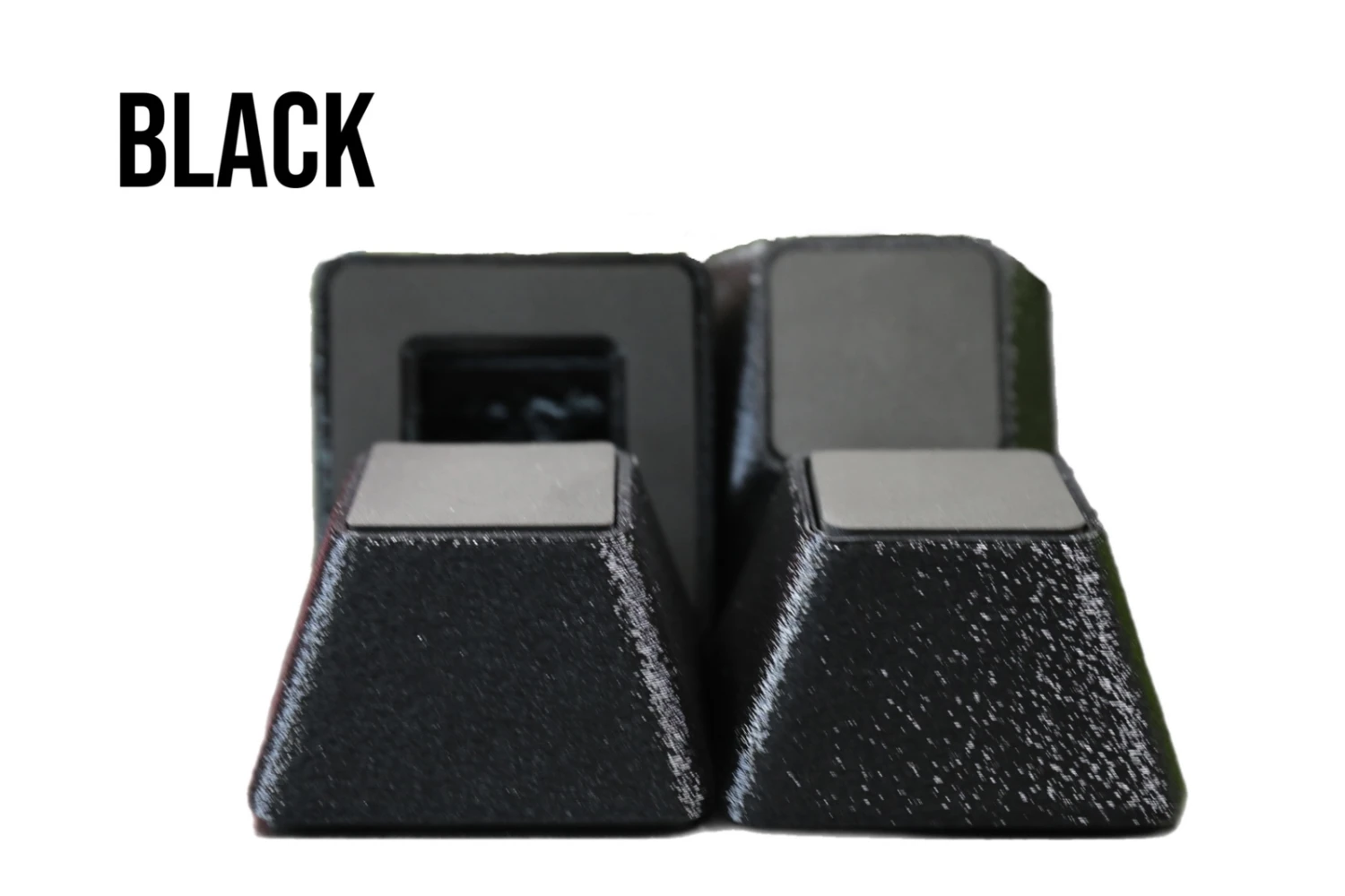 Vanity Fur Stacking Blocks Set Of 4 Small 2" X 2" - Black 11 Vanity Fur Stacking Blocks Set Of 4 Small 2" X 2" - Black - Image 9