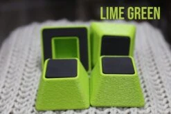 Vanity Fur Stacking Blocks Set Of 4 Medium 3" X 3" - Lime Green -Oz Grooming World VF STB LGM M 8